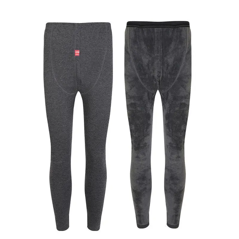 

Winter Men's warm underwear cotton leggings Tight Men Long Johns Plus Size Thick Fleece Warm Underwear Man thermal underwear 5XL