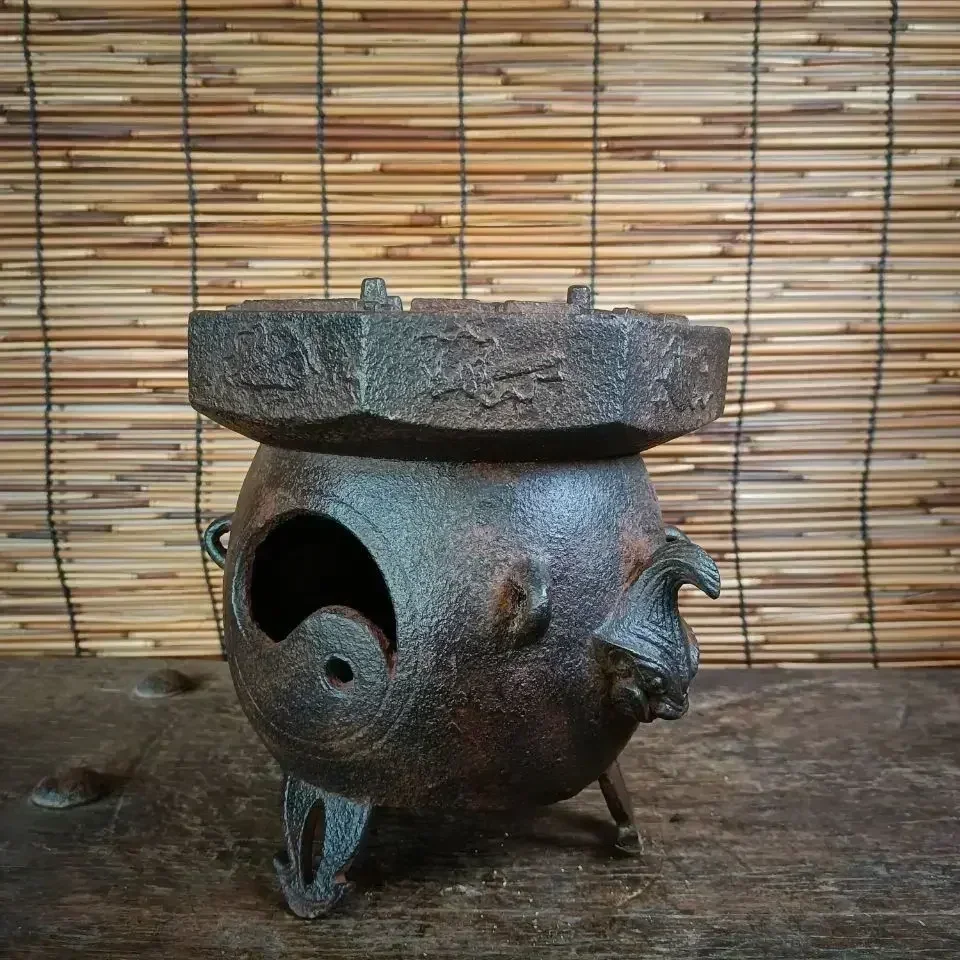 Тёмный баксиань тайцзи Багуа угольный теплый чай tielao QI