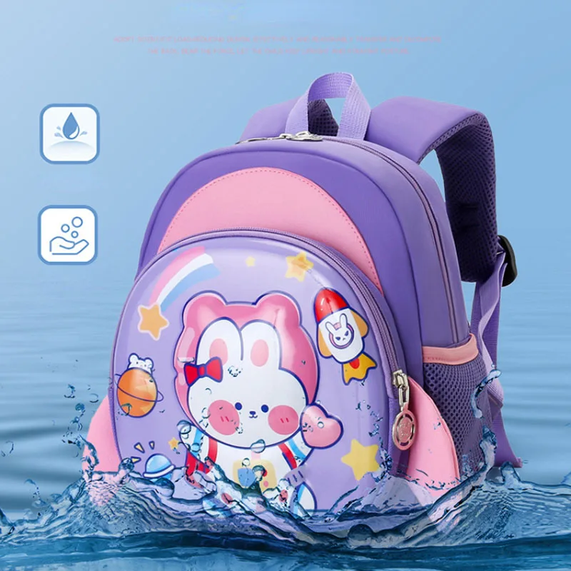 Cartoon Hard Shell Toddler Kindergarten Bag Cute Girl's Early Education School Bag Children's Small Backpack