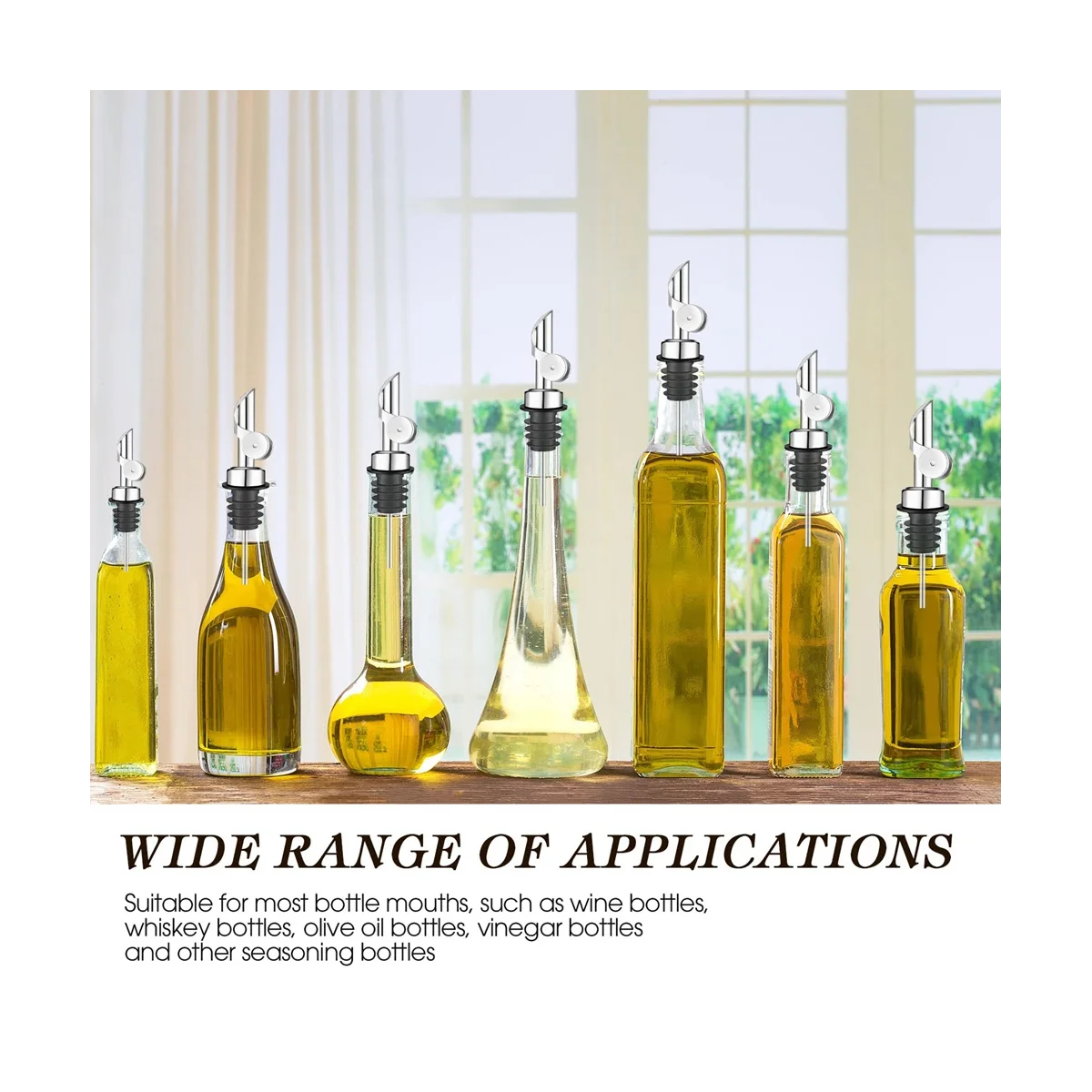 6 шт. Утяжеленные бутылки для ликера из нержавеющей стали