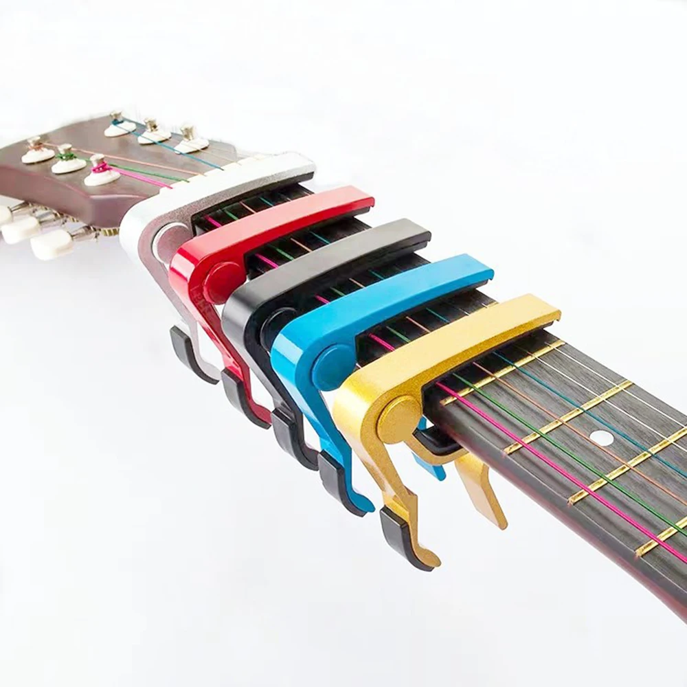 

Universal Guitar Capo Quick Change Clamp Key Aluminium Alloy Metal Capo for Acoustic Classic Electric Guitar Parts Accessories