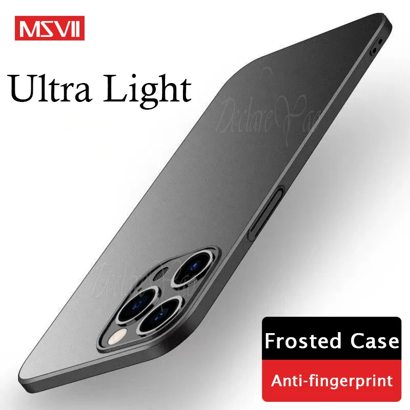 

Чехлы для Apple 14 Pro, тонкий матовый чехол для Apple iPhone 14 13 12 Pro Max, Матовый Жесткий чехол для iPhone 13 Mini