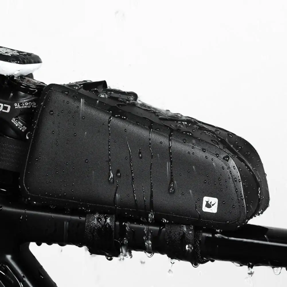 

MTB Road Bike Pannier Bag Multi-function Tool Bag Bicycle Front Frame Bags Waterproof Bicycle Tube Bag Large Capacity