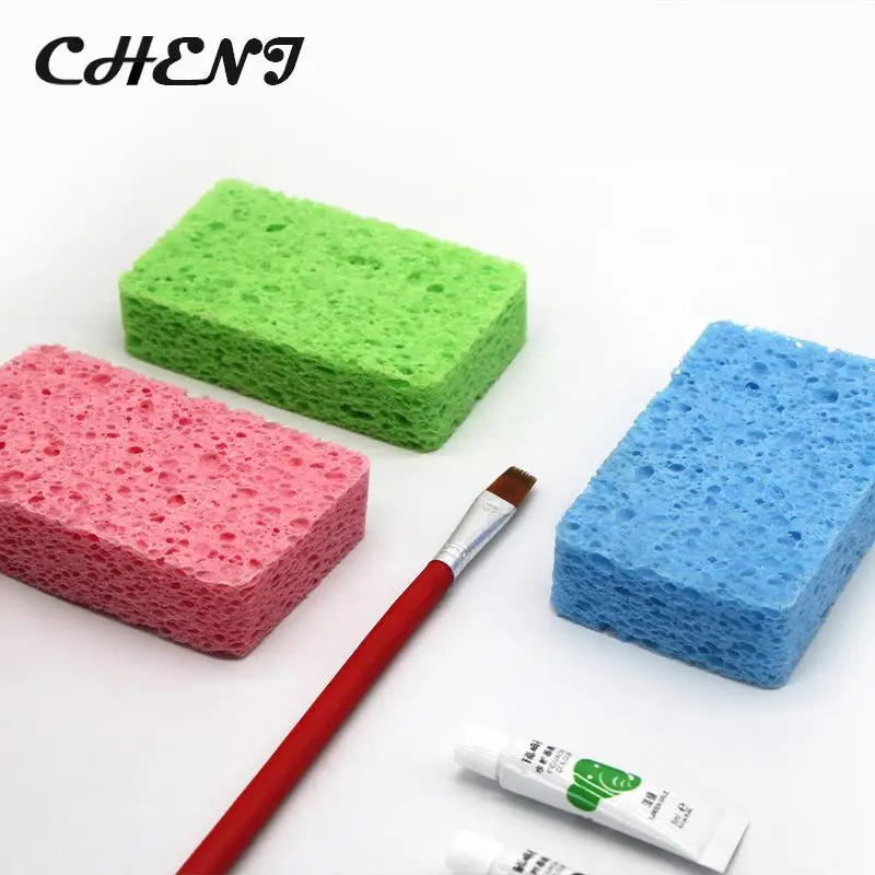 

Watercolor Painting Sponge Moisturizing Special Water Chalk Sponge Strong Water Absorption Cleaning Tool Art Supply Color Random