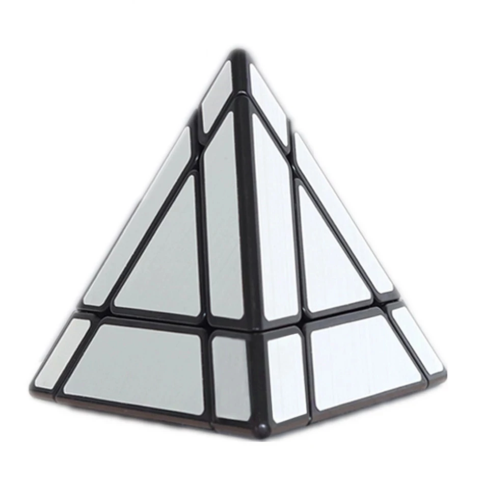 Professional Cubo Magico Puzzle Toy For Children Kids Gift Toy Shengshou Mirror Void Magic Tower Puzzle 3x3 Hollow Pyramid images - 6