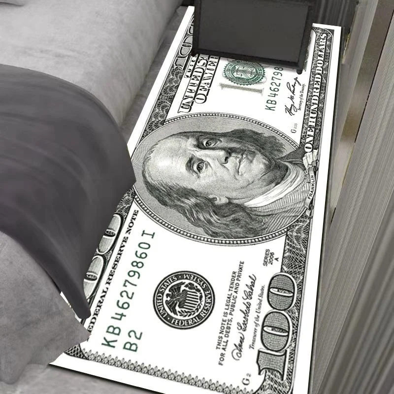 

Dollars Money Pattern Non-Slip Carpet Creative Welcome Doormat Bedroom Decor Mat Entrance Door Kitchen Living Room Floor Rugs