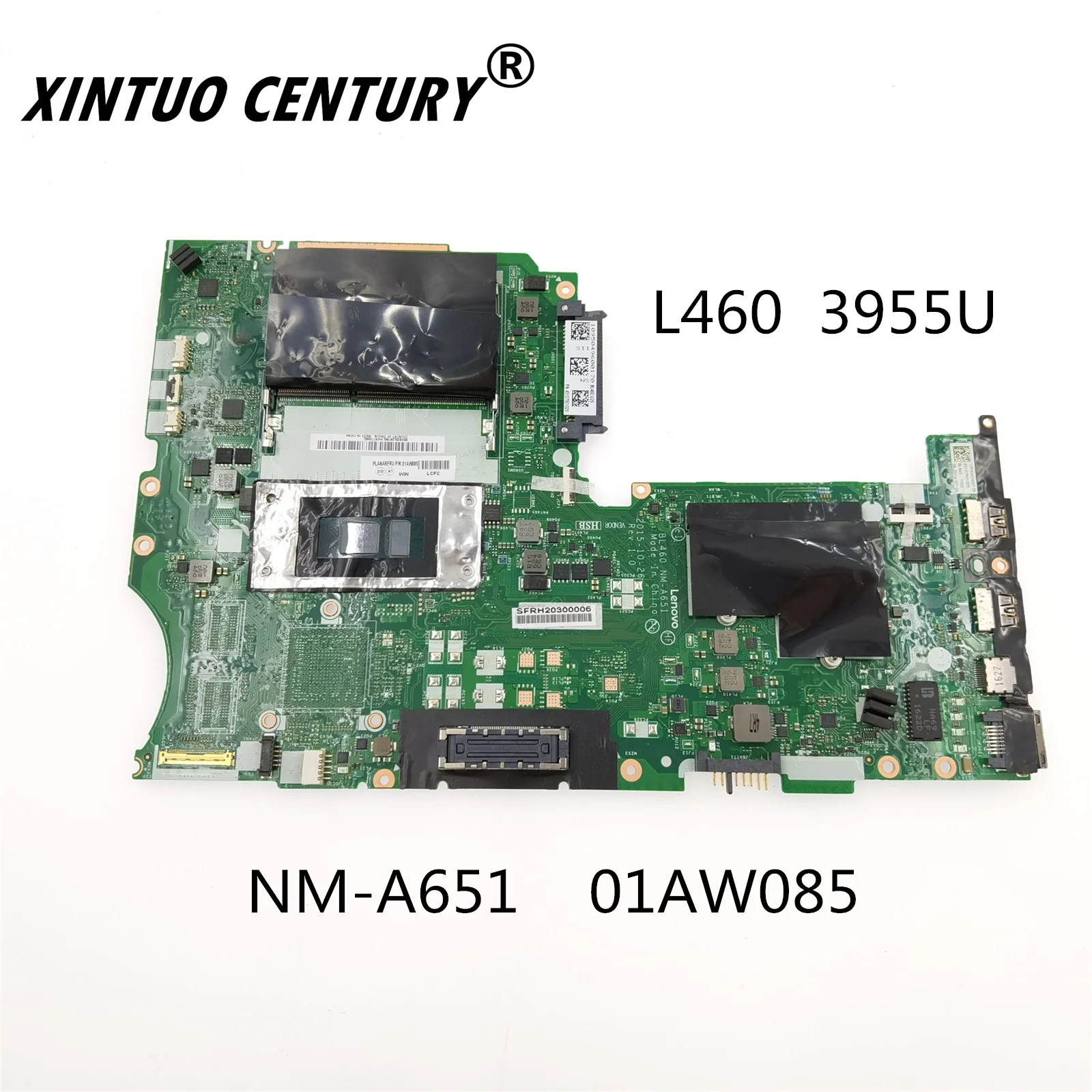 

NM-A651 01AW085 For Lenovo ThinkPad L460 Laptop motherboard BL460 with CPU 3558/3955/4405U UMA FRU DDR3 100% Fully Tested