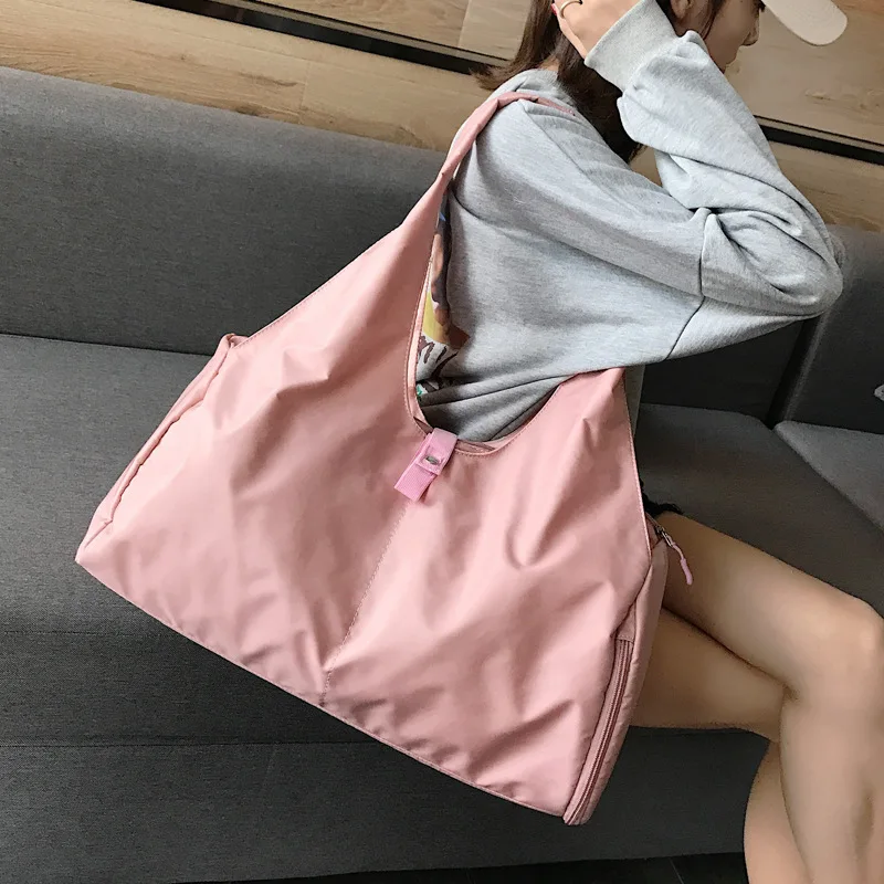 

Female Gym Bags Luggage Travel Fitness Training Accessories Weekender Bolsas For Shoes Ladies' Yoga Mat Women's Sports Handbag