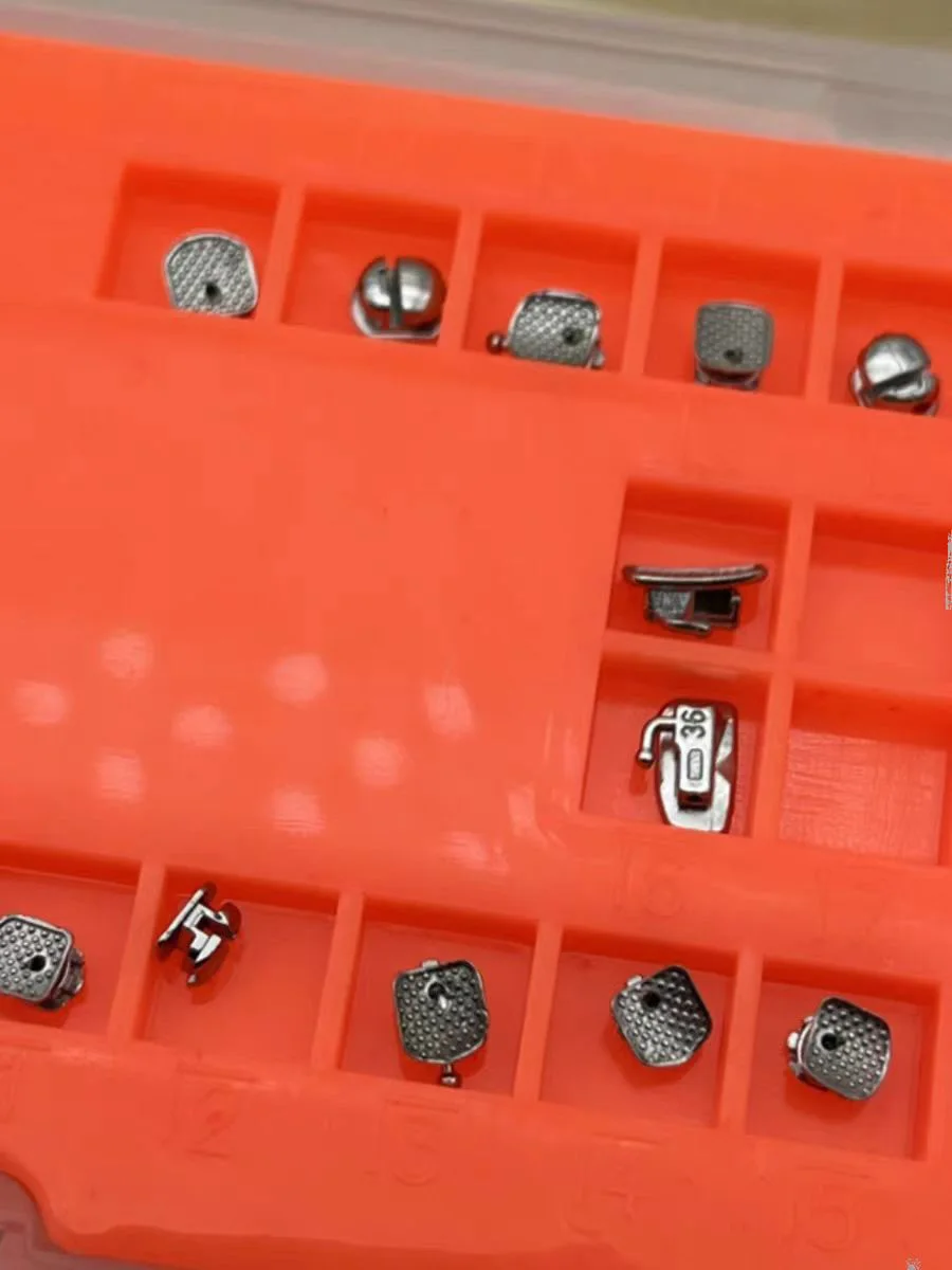 24 шт./набор стоматологические сферические скобы Ортодонтические моноблочные