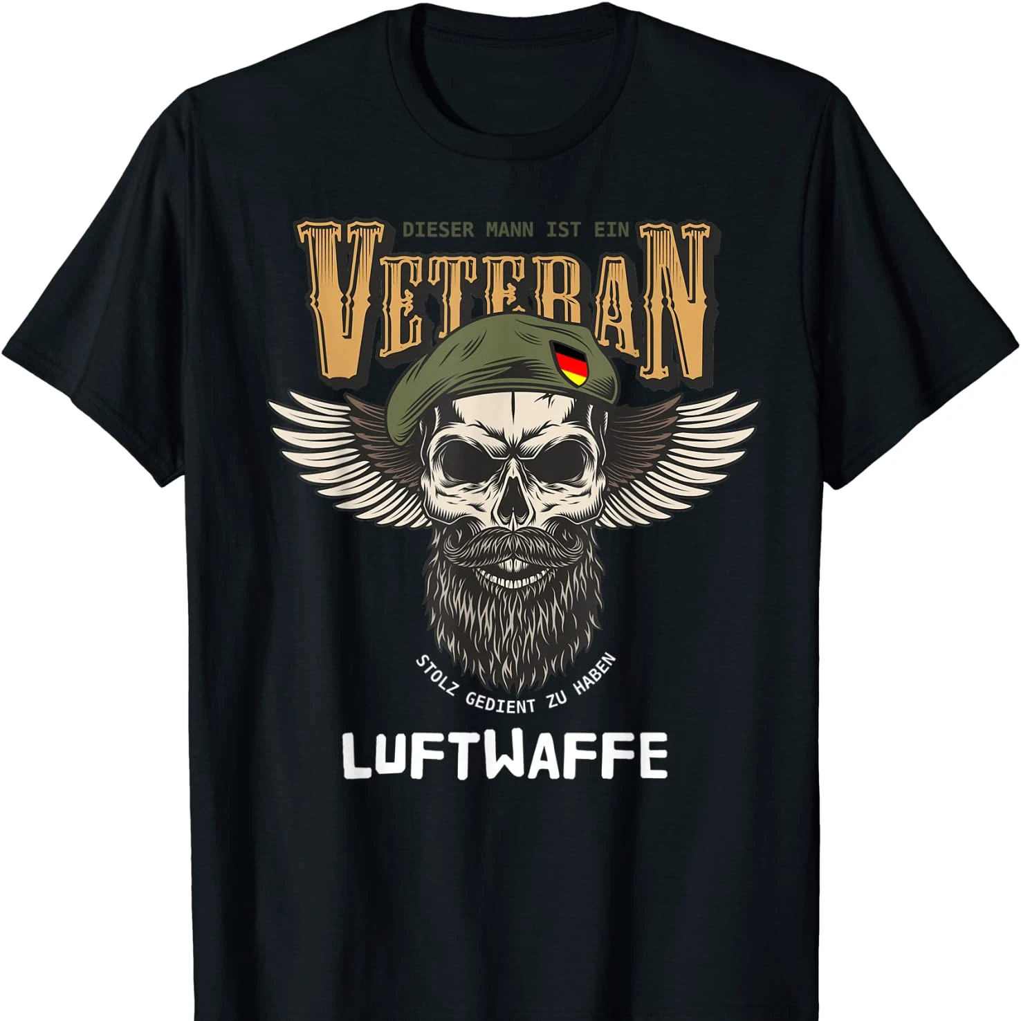 

Army Proud German Air Force Veteran Gift T-Shirt 100% Cotton O-Neck Summer Short Sleeve Casual Mens T-shirt Size S-3XL