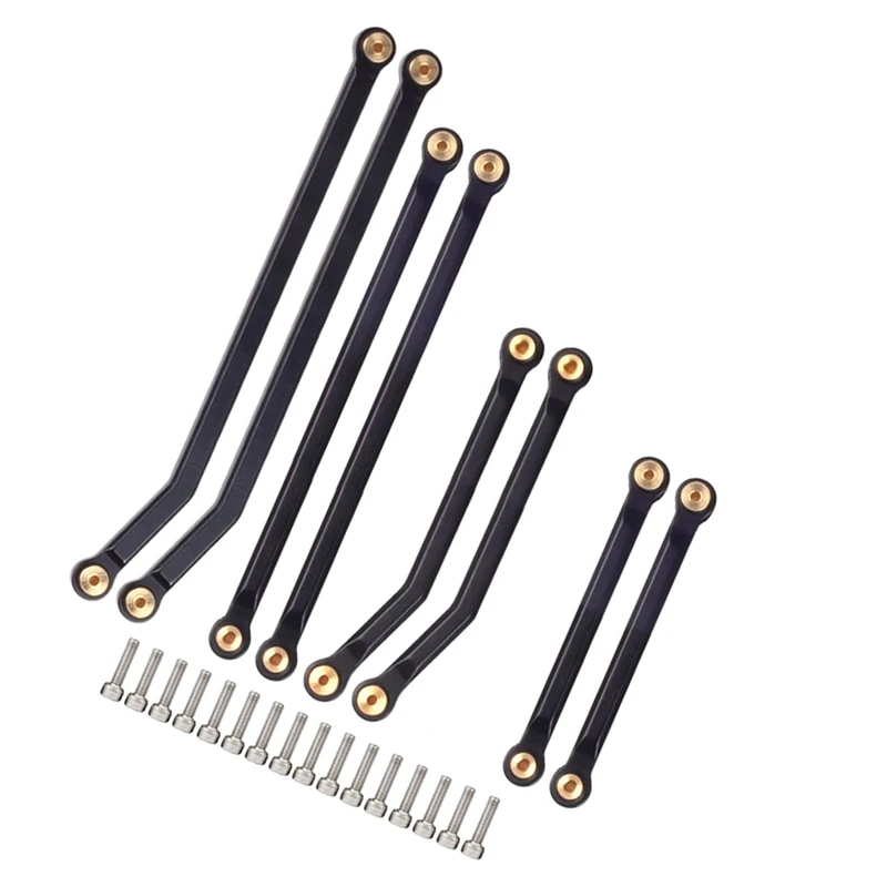 

8PCS CNC High Clearance Links 4 Link Set For Axial SCX24 Gladiator AXI00005 1/24 RC Crawler