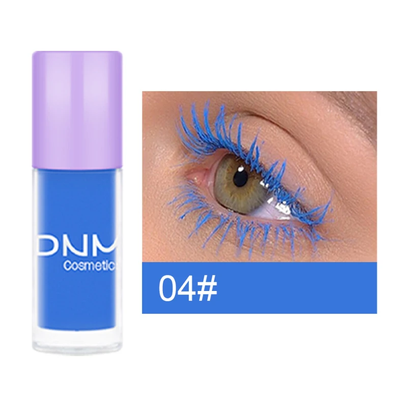 

4D Silky Mascara Waterproof Fast Dry Eyelashes Curls Extension Makeup Party Eyelashes Blue Purple Black White Coffee Ink Mascara