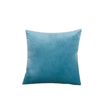 j solid color velvet cushion cover candy color throw pillow case for sofa car home decorative pillowcase pillow cover decoration