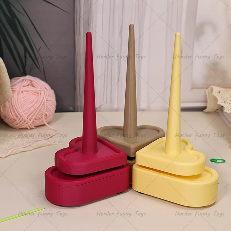 Новый держатель для пряжи с 3D принтом в форме сердца, шариковое ведро с пряжкой, коробка для хранения швейных игл для вязания крючком, инструмент (art.: 3920d3a92caa6) - 3920d3a92caa6