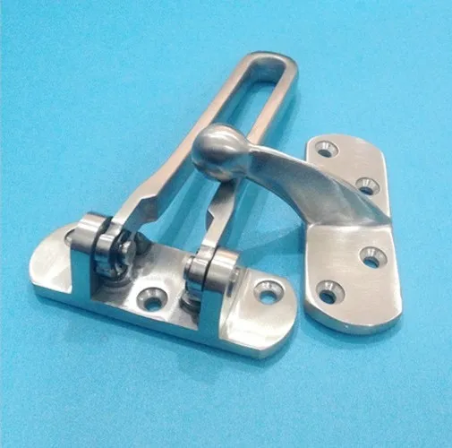 

1set Thickened 304 Stainless Steel With Screw Door Guards Padlock Hasp Lock Hasp Stainless Steel Padlock Toggle Latch Draw Latch