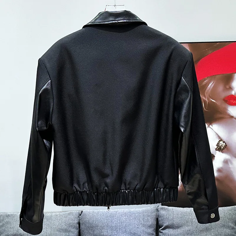 PFHQ модный американский свободный костюм новый лоскутный дизайн декоративная