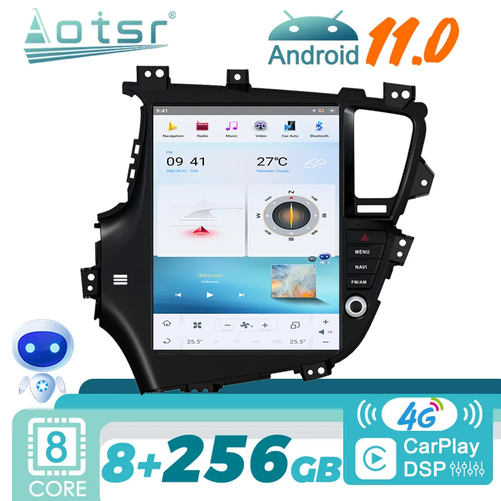 

Android 11 For KIA K5 Optima 2010 - 2013 Car Radio Stereo Receiver Autoradio Multimedia Player GPS Navigation Head Unit Screen