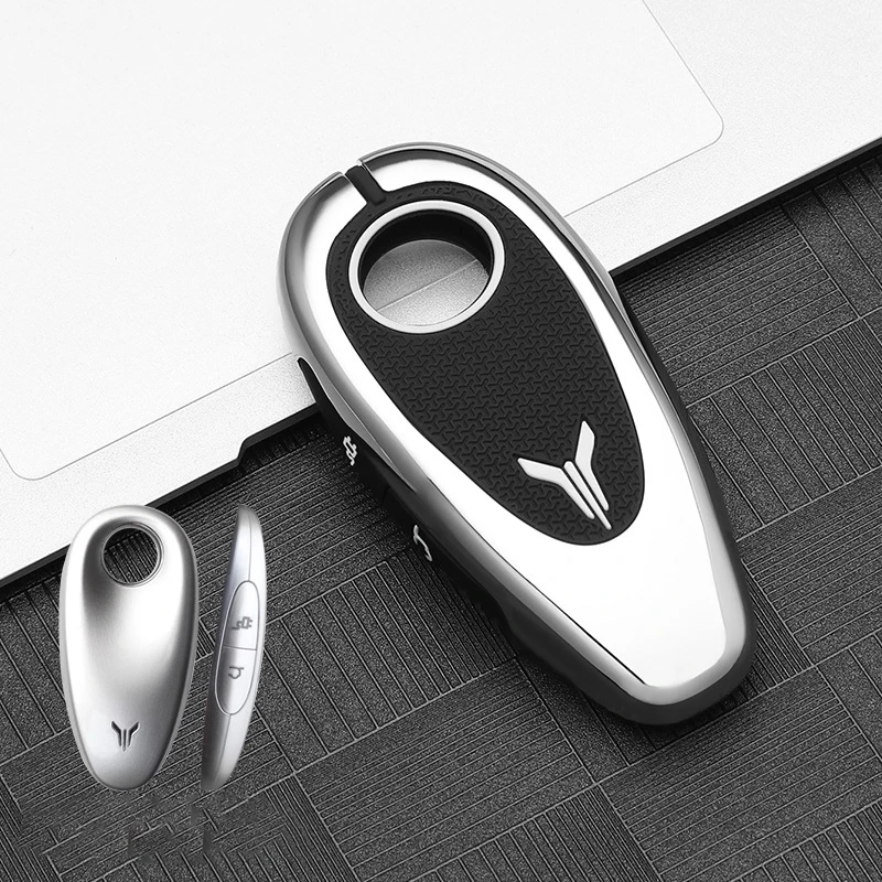 

Чехол из цинкового сплава для автомобильного ключа Voyah Free 2022 2023 2024 2025, защитный чехол с цепочкой, аксессуары для украшения интерьера