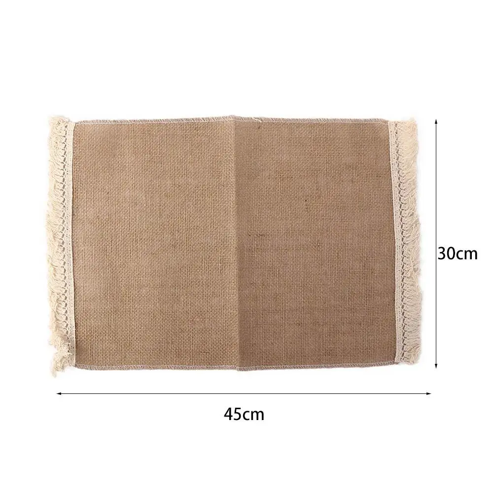 Льняные коврики для стола в скандинавском стиле