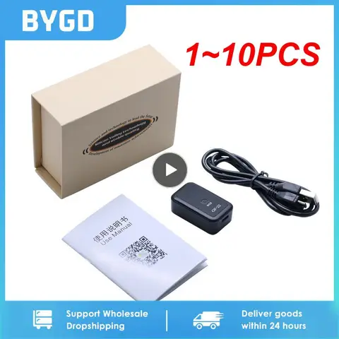 Автомобильный GPS-трекер GF21 GF22 в режиме реального времени, локатор с голосовым управлением и функцией защиты от потери, миниатюрное точное позиционирование, 1-10 шт.