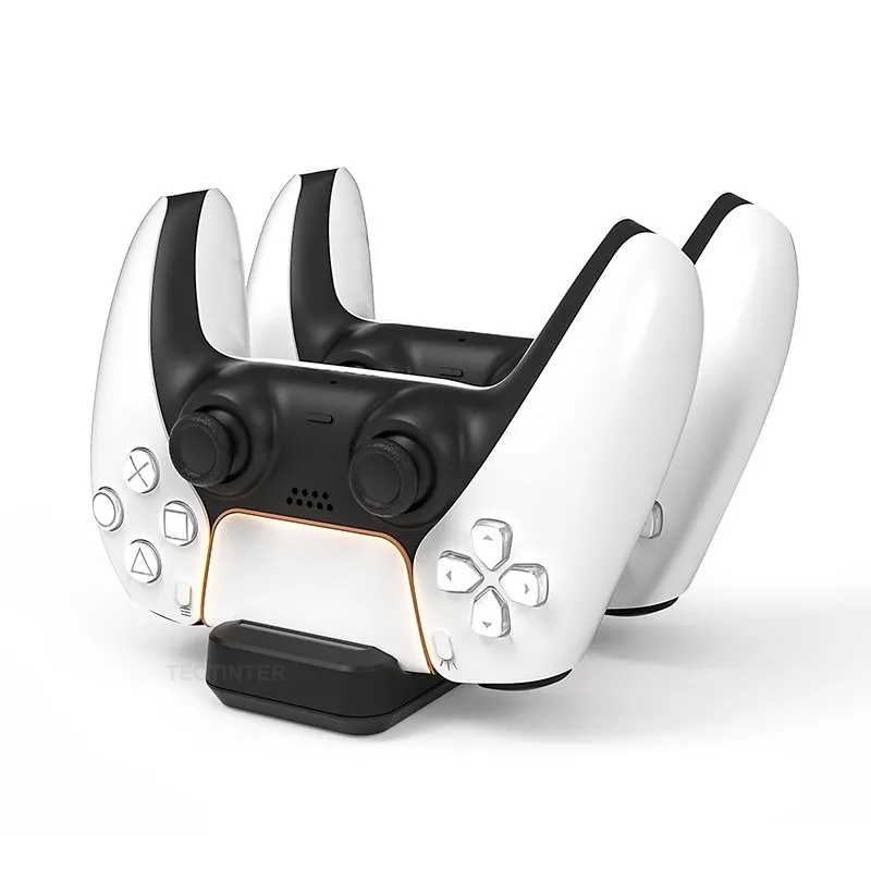 

For PS5 Controller Portable Charger For Sony PS5 Gamepad Console Joystick Controle Charger Station