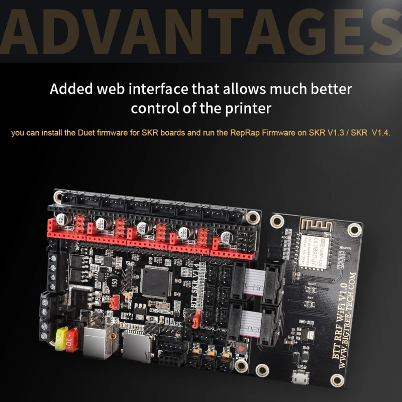 Детали 3D-принтера BTT RRF WIFI V1.0 Модуль расширения 2 Прошивка Wi-Fi для SKR