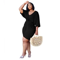 scstronger summer shorts set plus size women fashion new solid color pleated loose casual commuter two piece womens suit
