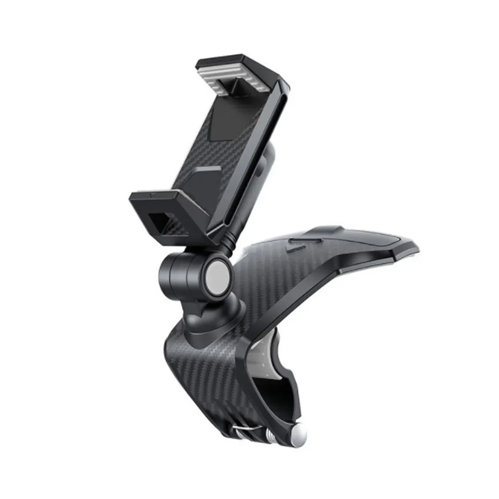 

1x 360° Rotation Fashion GPS Car Phone Holder ABS Car Rear View Mirror Dashboard Sun Visor Mount Fit For 3-7inch Phone Durable