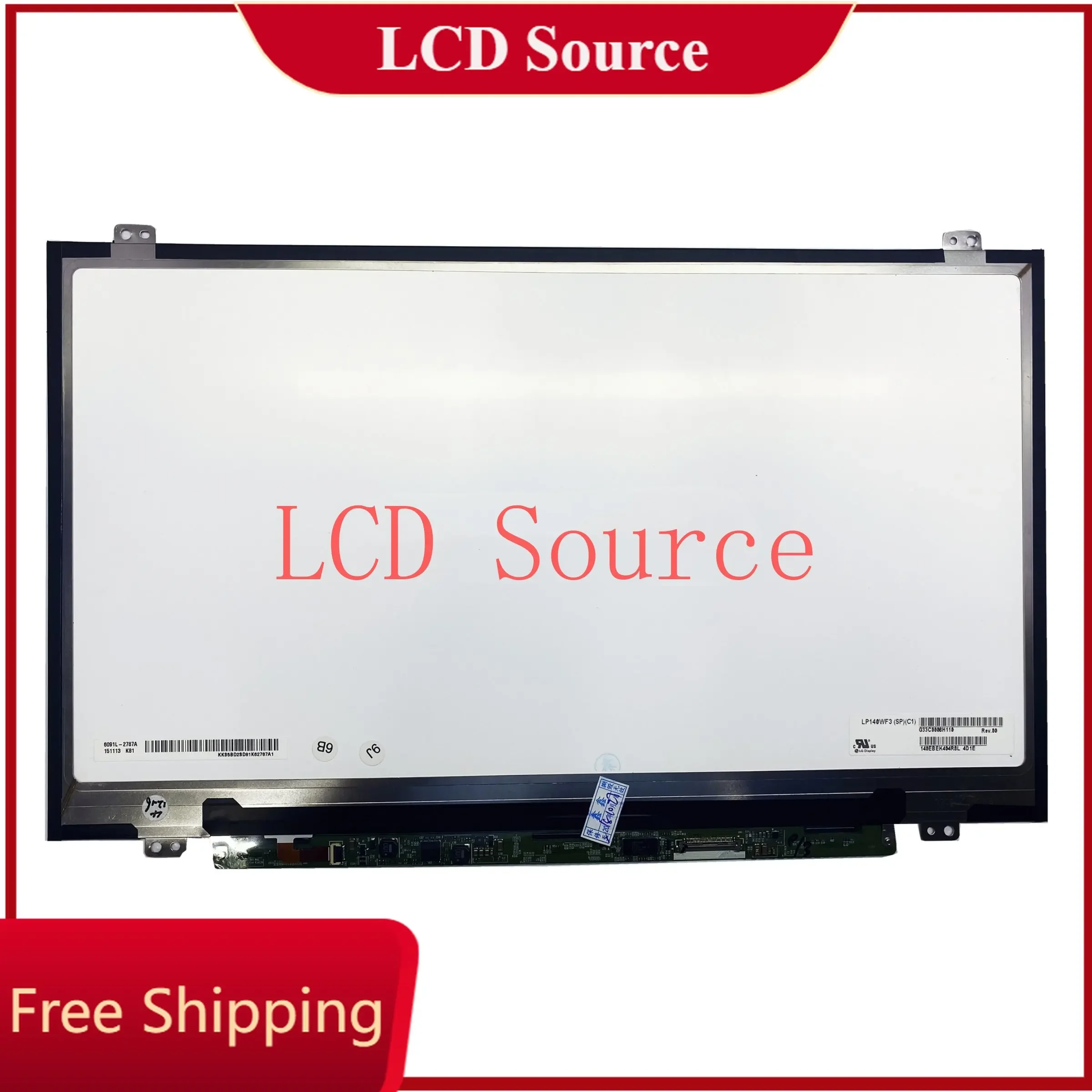 LP140WF3 SPC1 LP140WF6-SPB1 NV140FHM-N43 1920*1080 EDP 30-контактный IPS 72% NTSC 14 0 ''жк-экран для ноутбука