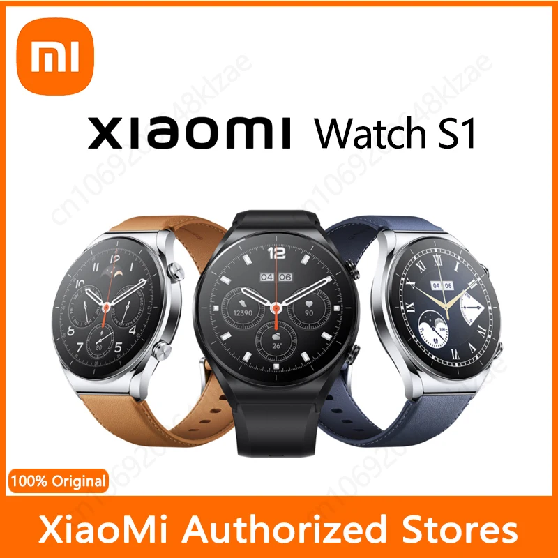 

Смарт-часы Xiaomi Mi Watch S1, 1,43 дюйма, AMOLED дисплей, 12 дней автономной работы, Беспроводная зарядка, Bluetooth™Наручные часы с функцией ответа на вызов