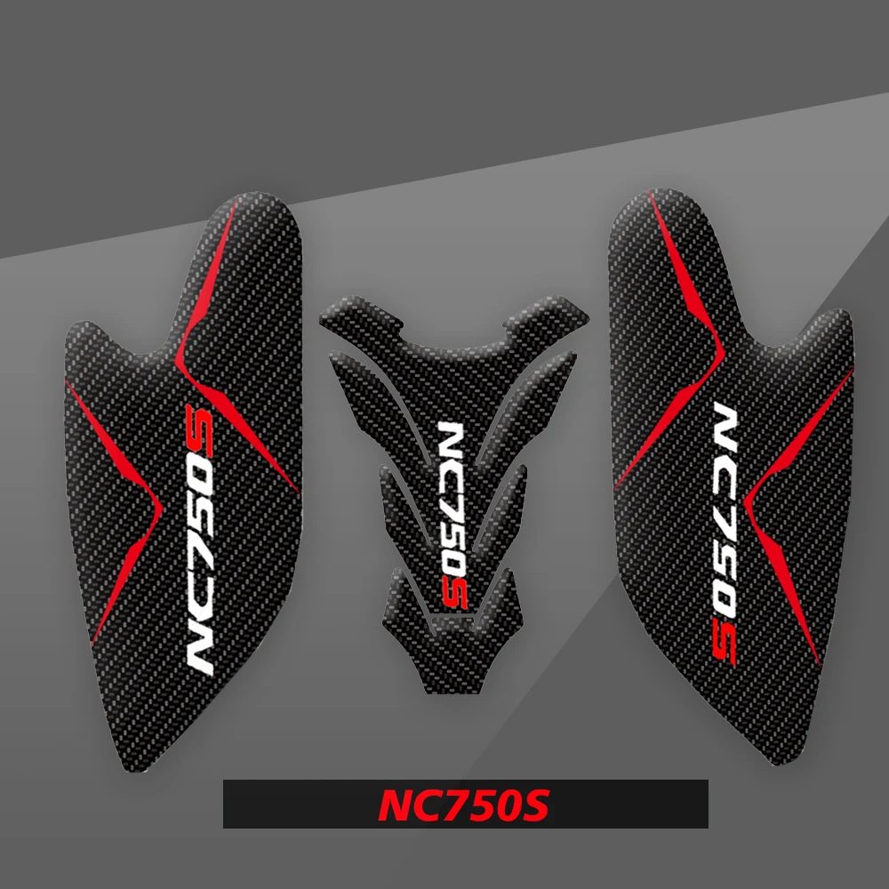 

Наклейка NC750X 2024 на бак мотоцикла, текстура из углеродного волокна, подходит для HONDA NC750 X NC750S NC700 2014-2023, наклейка с рыбьими костяшками