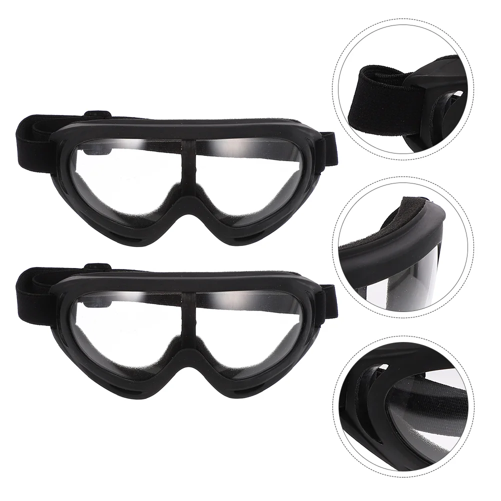 

2pcs Adult Motorcycle Motocross Goggles Practical Windproof Glasses for Outdoor