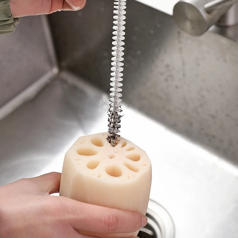 Щетка из нержавеющей стали для чистки бутылочек с кормлением высококачественные