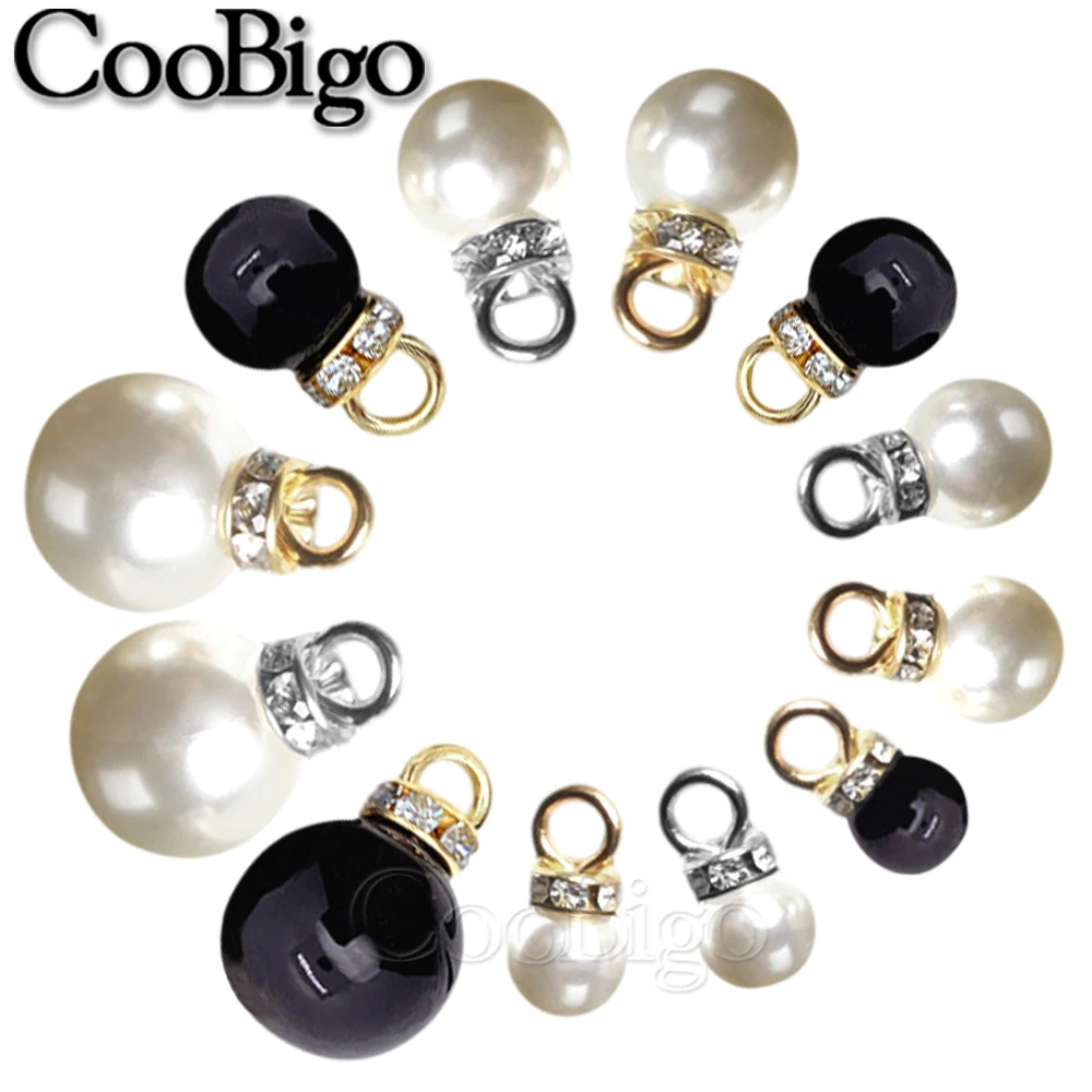 

Бусины-подвески с имитацией под жемчуг, 10 шт.