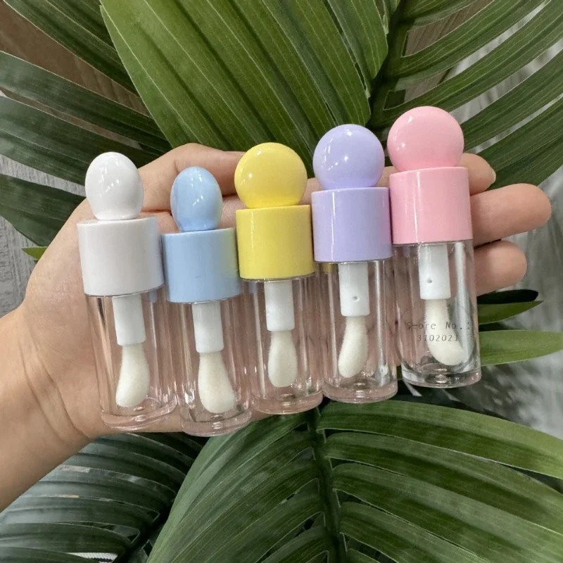 4 мл DIY бутылка для глазури губ пустой тюбик блеска контейнер с крышкой помады