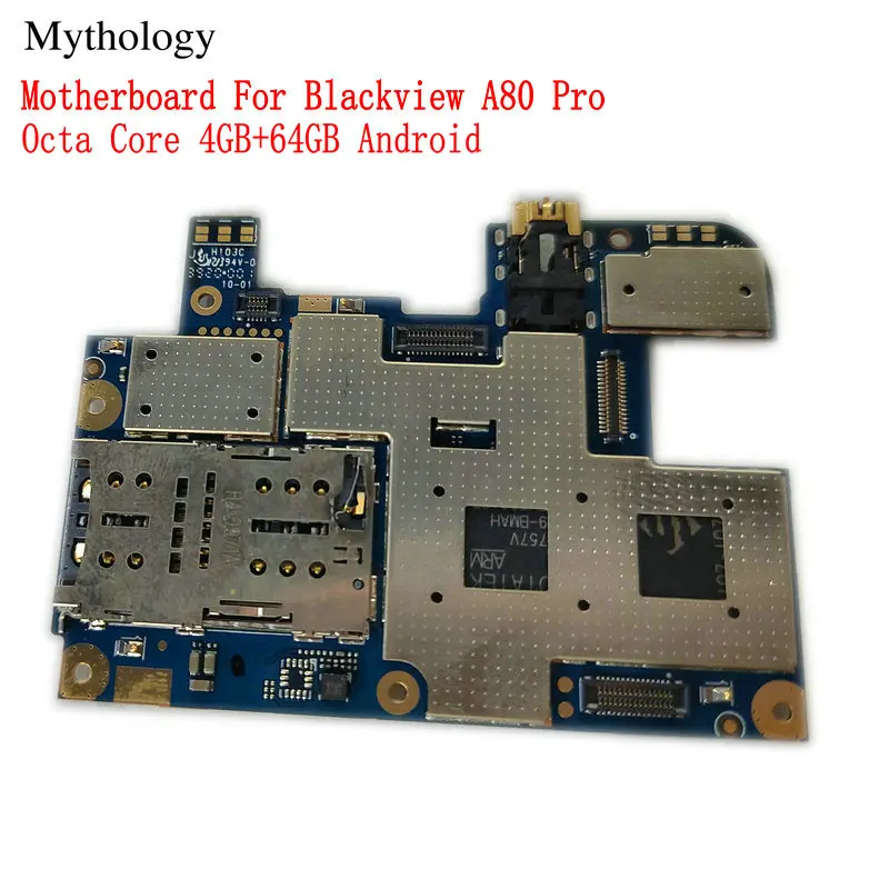 

Оригинальная материнская плата для Blackview A80 Pro, Восьмиядерный процессор, 4 Гб + 64 ГБ, основная плата Android