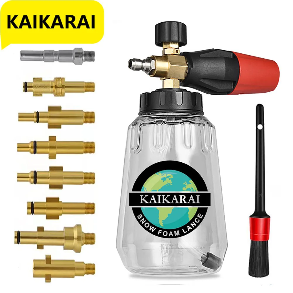 Пенная насадка пенораспылитель для шлангов моек высокого давления Karcher Bosch Parkside