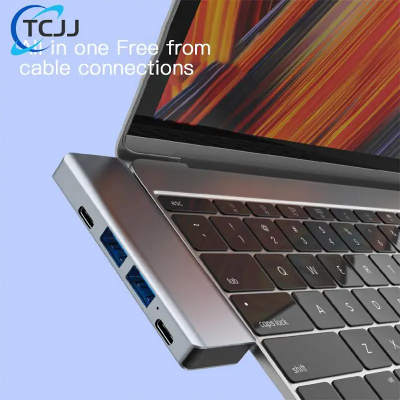 

Computer Accessories Aluminum Usb C Hub Mini Usb2.0/usb3.0 Type C Hub 4 Port Hub 4k -compatible Adapter High Speed Usb Hub
