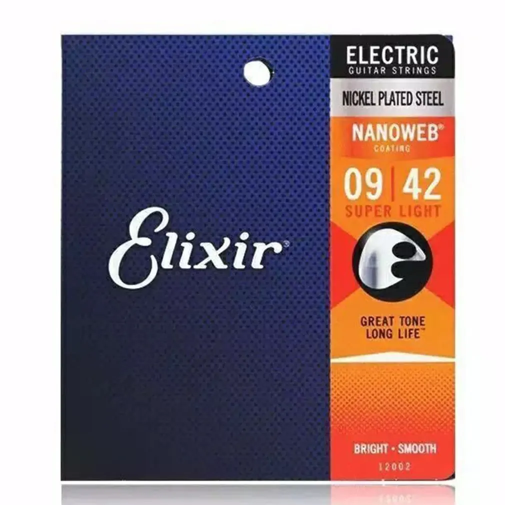 

Elixir Nanoweb 11027 Coating 80/20 Bronze Acoustic Guitar Strings Custom Light 011-052