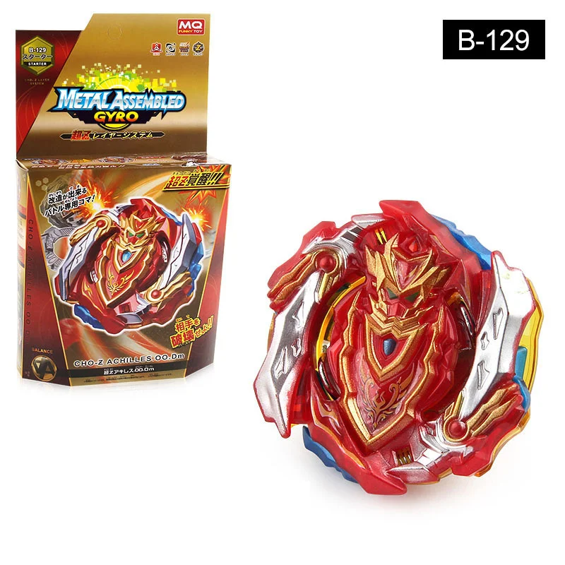 

TOUPIE BURST BEYBLADE Toys Sale Cho-z Achilles Starter Set W/ Launcher B-129 With Box Top Spinner Toy