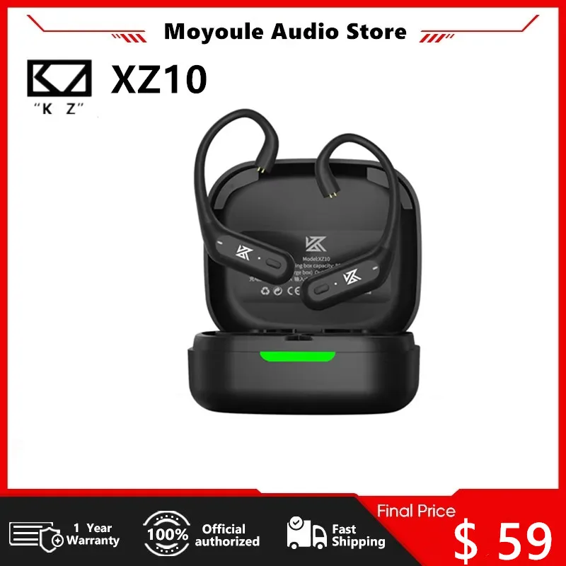KZ XZ10 Bluetooth 5.3 Беспроводные Hi-Fi наушники с набором микросхем Qualcomm QCC5171 передачей