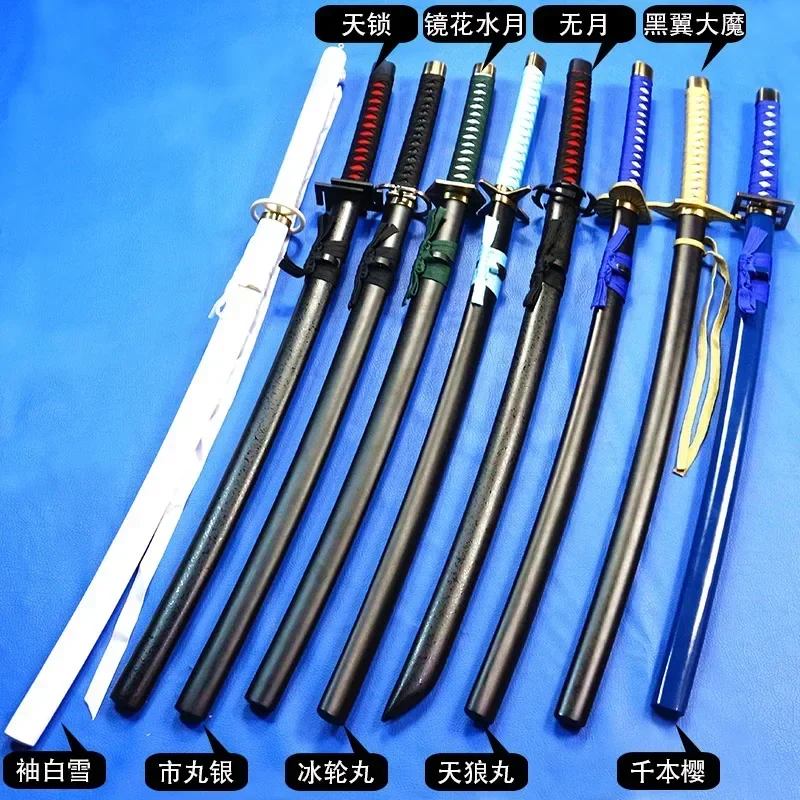 [Забавный] 104 см косплей аниме Bleach оружие Rukia Kurosaki IchigoKu деревянный меч костюм