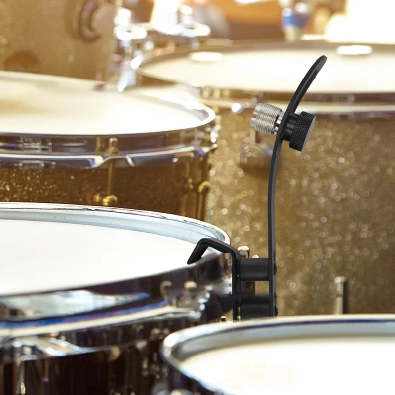 Зажим для барабанного микрофона Крепление Зажимы на ободе барабана зажим