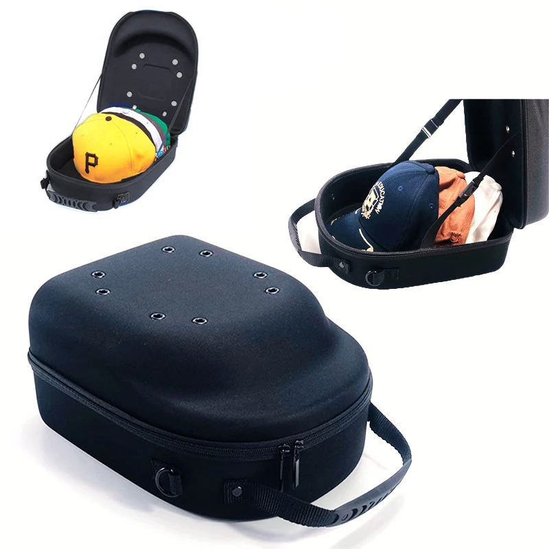 

Outdoor Hat Storage Box Baseball Cap Handbag Gorras Storage Box Portable Golf Cap Bag EVA Travel Cap Case 햇 캐리어