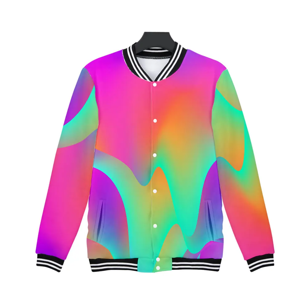 

2022LIANSHUO New Men's and Women's Sports Long-sleeved Printed Shirts Trend Men's Baseball Uniforms Summer Loose Couple Jackets