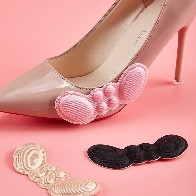 Heel Insoles Pads Patch Pain Relief Anti-wear Cushion Feet Care Heel Protector Adhesive Back Sticker Shoes Insert Insole