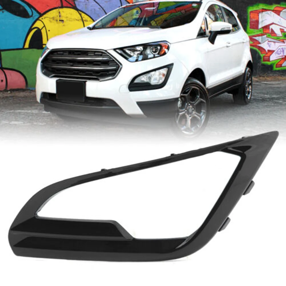 

1pcs Left Driver Side Front Bumper Fog Light Cover Bezel For Ford EcoSport 2018-2021 Lamp Protection Auto Replacement Parts
