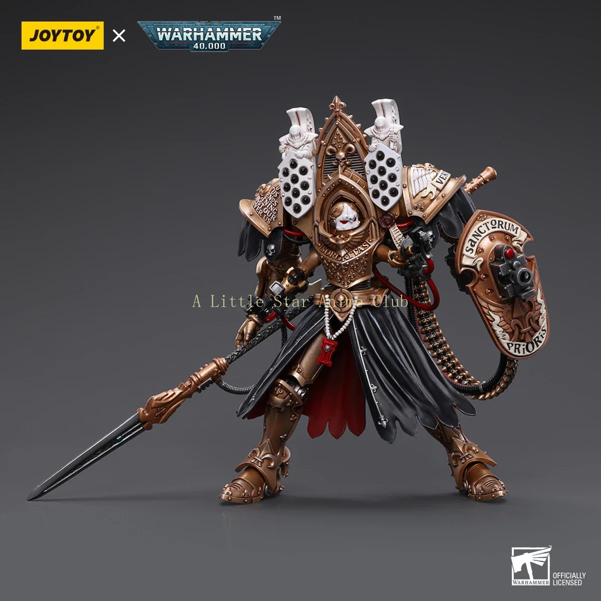 Фото В наличии Оригинальная фигурка JOYTOY 1/18 WARHAMMER 40000 Adepta Sororitas Abbess Sanctorum Morvenn Vahl, коллекционная модель №5