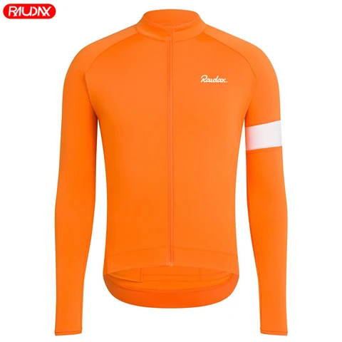Велосипедные комплекты Raudax с длинным рукавом, 2024, велосипедная одежда, дышащая одежда для горного велоспорта, костюмы, одежда для велоспорта, летняя одежда для триатлона