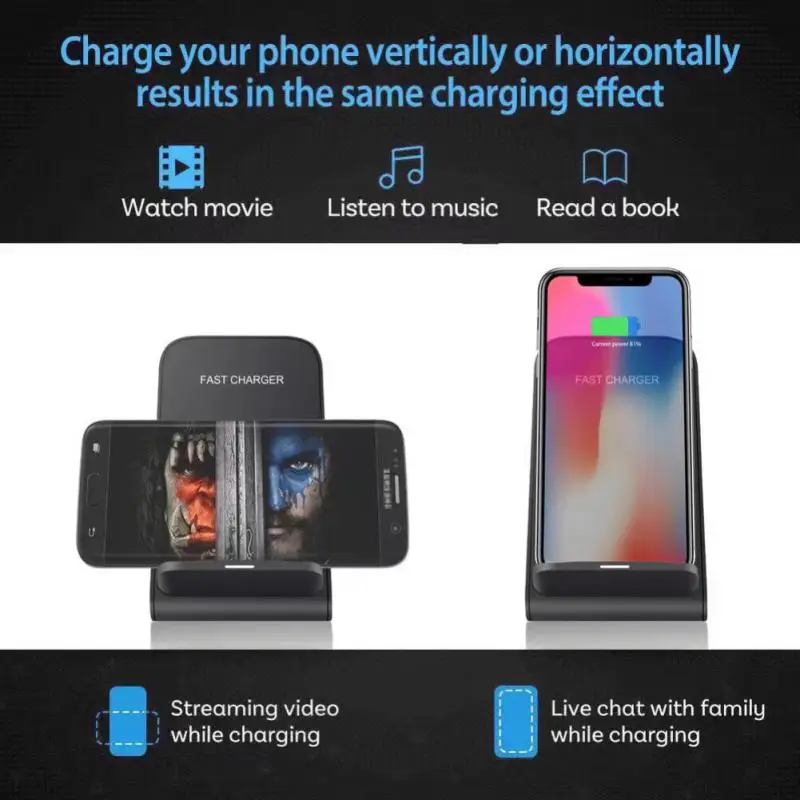 

Type C Fast Charging Stand Phone Holder Multi-function Supporting Wireless Charging Function 30w Wireless Charger